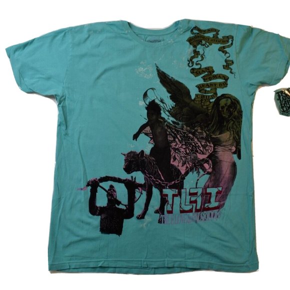 True Love False Idols Mens Chains & Things We Been Through It All Shirt New 2XL - Picture 1 of 6